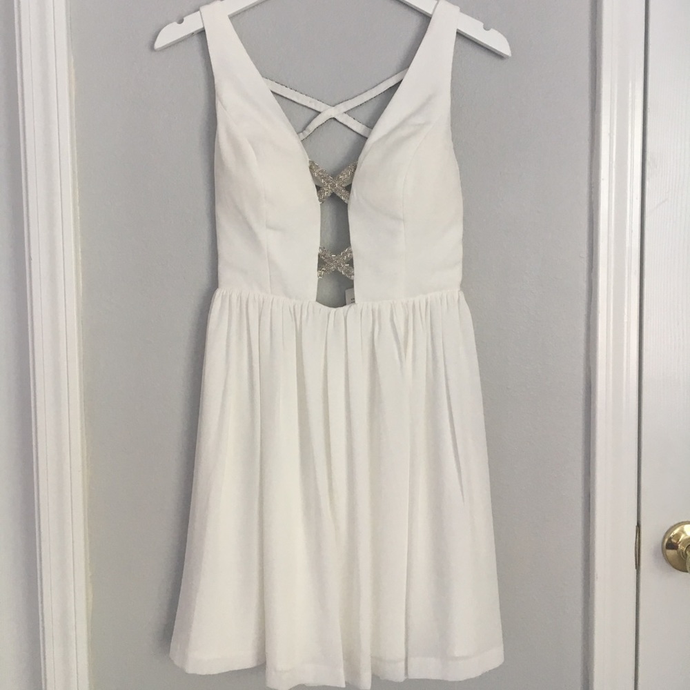 Gianni Bini White Dress Juniors XS